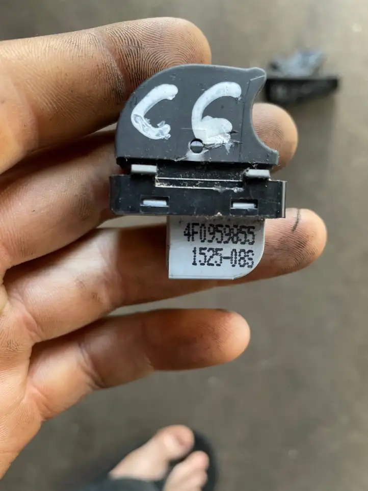 Audi A6 S6 C6 4F (2008 - 2011) 4F0959855 Блок кнопок стеклоподъемников — фото 2