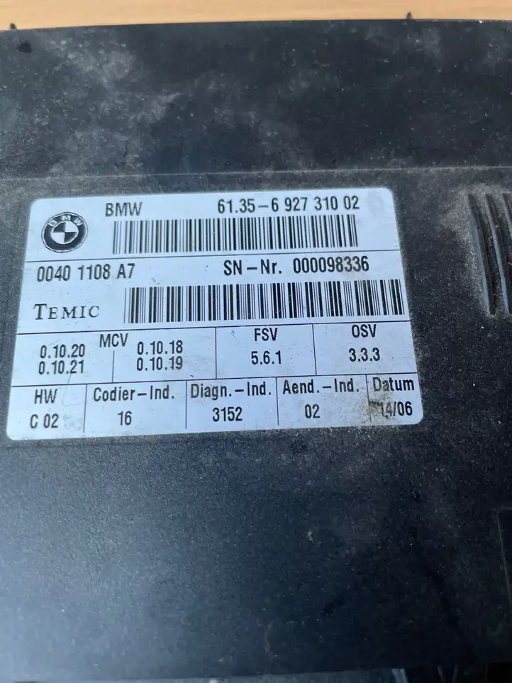 BMW 5 E60 E61 (2004 - 2010) 000098336 Прочие блоки управления — фото 2