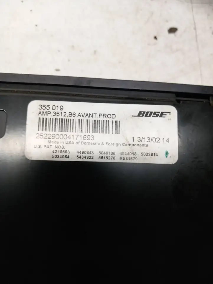 Audi A4 S4 B6 8E 8H (2000 - 2006) 252290004171693 Усилитель звука — фото 2