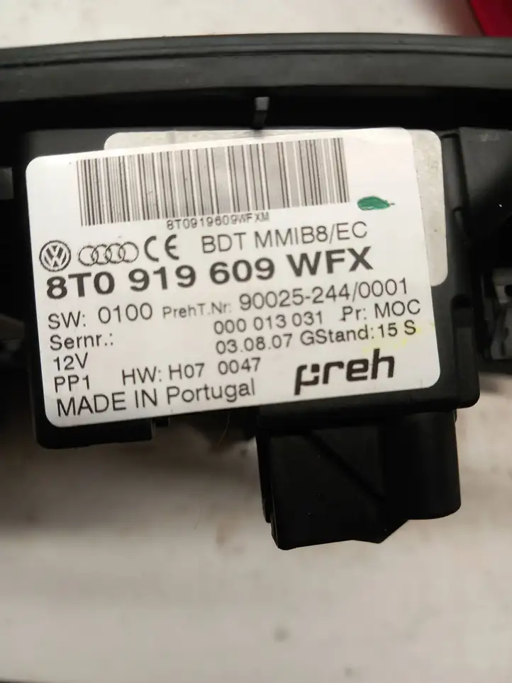 Audi A4 S4 B8 8K (2007 - 2011) 8T0919609 Контроллер мультимедийной системы — фото 2
