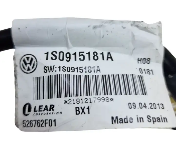 Volkswagen Jetta VI (2011 - 2018) 1S0915181A Минусовой провод аккумулятора — фото 5