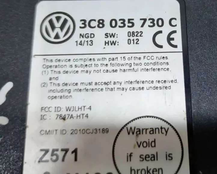 Volkswagen Jetta VI (2011 - 2018) 3C8035730C Bluetooth модуль — фото 6