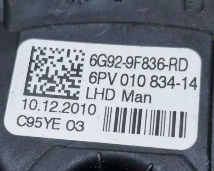 Ford Mondeo MK IV (2007 - 2014) 6G929F836RD Педаль акселератора — фото 7