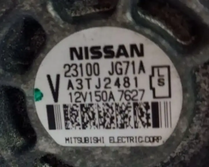 Nissan X-Trail T31 (2007 - 2014) 23100JG71A Генератор — фото 7