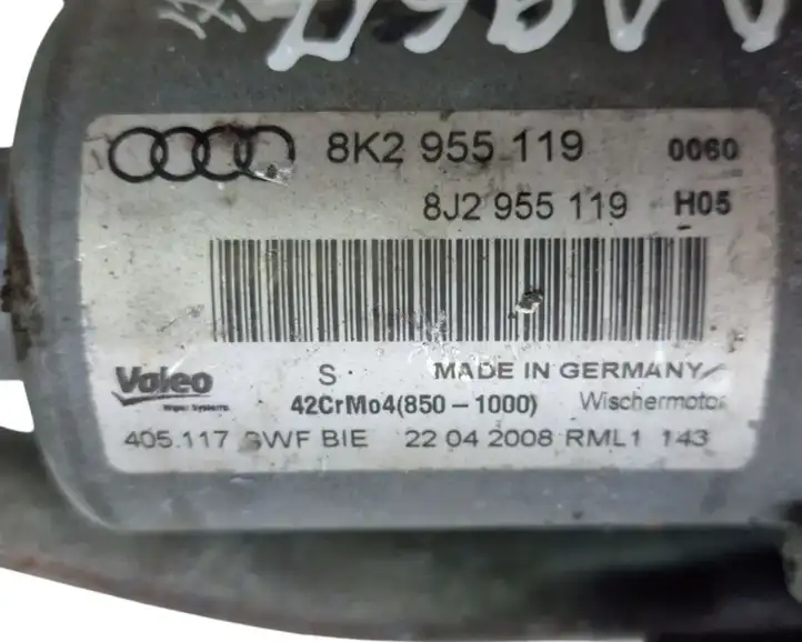 Audi A4 S4 B8 8K (2007 - 2011) 8K2955119 Комплект механизма стеклоочистителей — фото 8