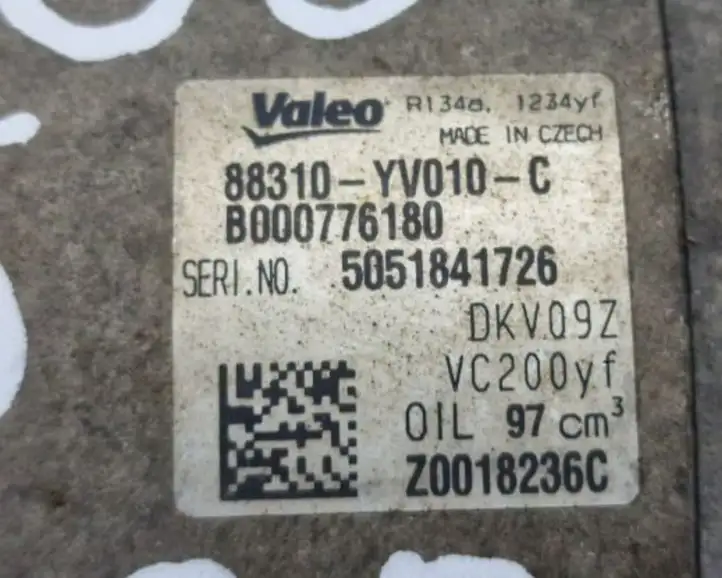 Toyota Aygo AB40 (2014 - 2018) 88310YV010 Компрессор (насос) кондиционера воздуха — фото 7