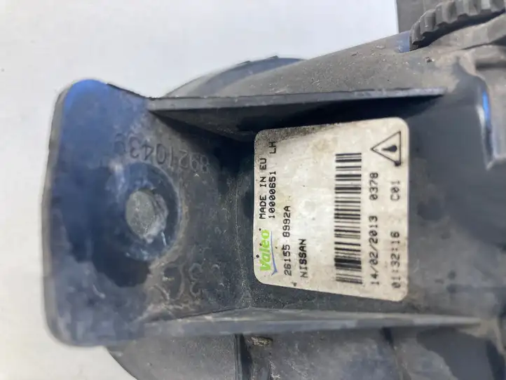 Nissan Qashqai (2010 - 2013) 261558992A Передняя противотуманная фара — фото 3