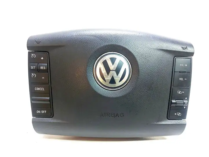 Volkswagen Touareg I (2002 - 2010) 7L6880201EG Подушка безопасности руля — фото 1