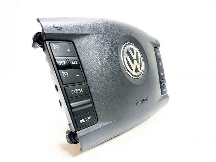 Volkswagen Touareg I (2002 - 2010) 7L6880201EG Подушка безопасности руля — фото 6