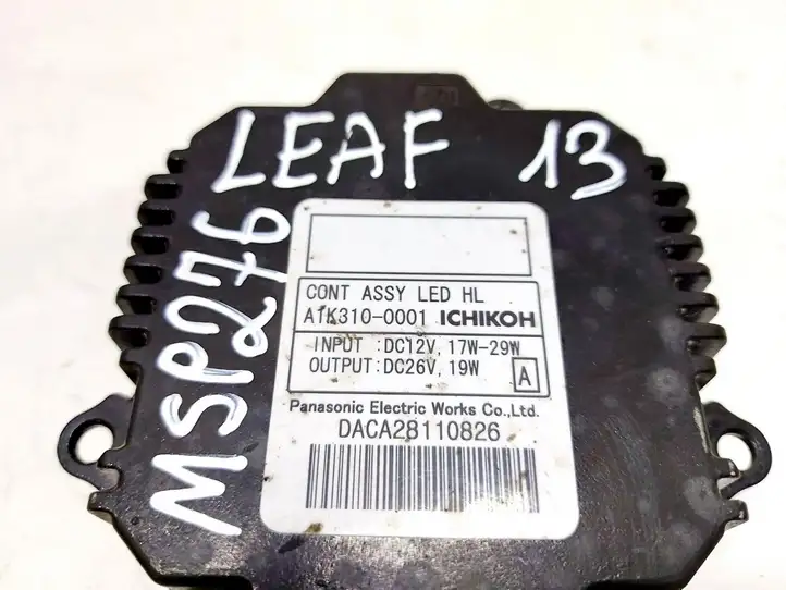 Nissan Leaf I (ZE0) (2010 - 2017) A1K3100001 Блок розжига ксенона — фото 4