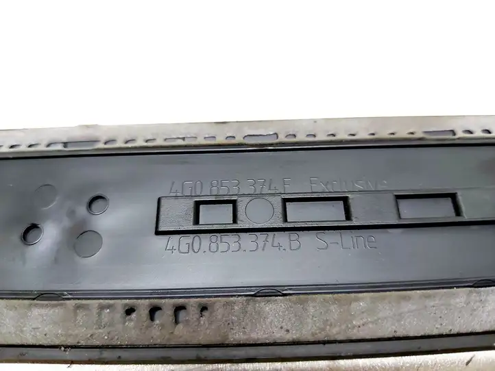 Audi A6 C7 (2011 - 2014) 4G0853374B Внутренняя отделка переднего порога — фото 4