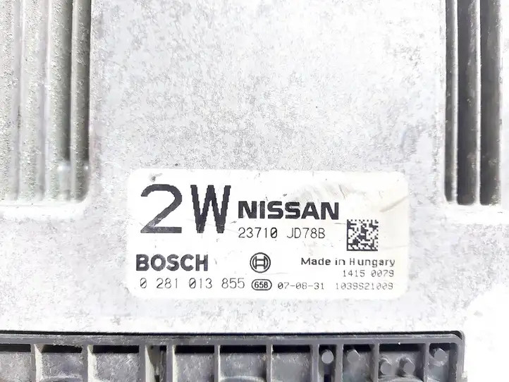 Nissan Qashqai (2006 - 2010) 23710JD78B Блок управления двигателем (ЭБУ) — фото 4