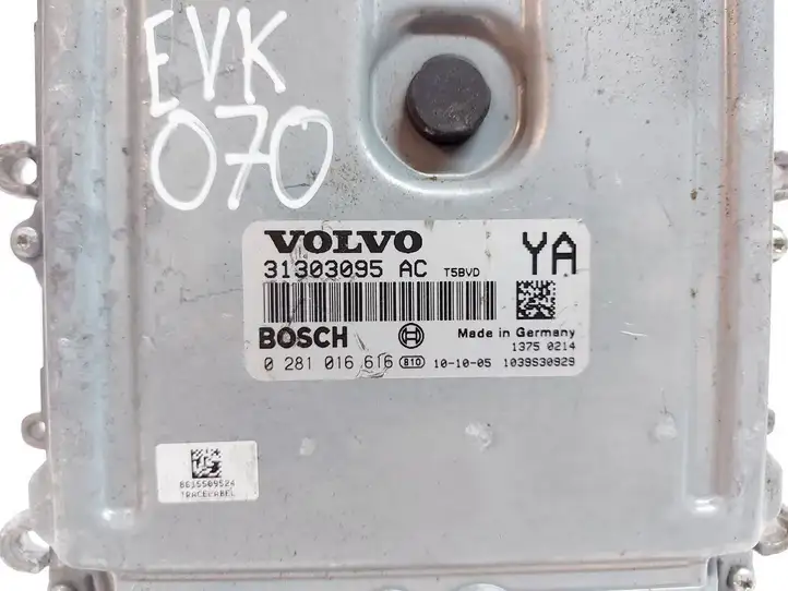 Volvo V70 (2007 - 2013) 31303095AC Блок управления двигателем (ЭБУ) — фото 4