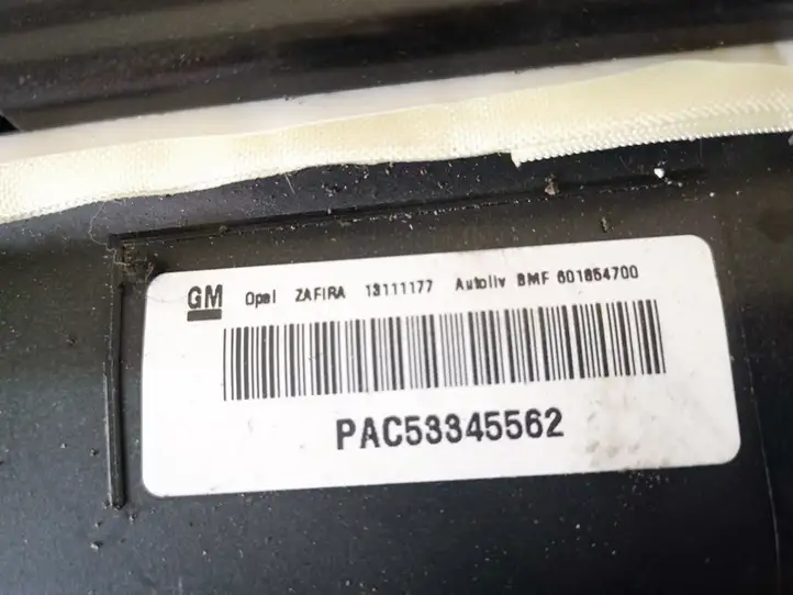 Opel Zafira B (2003 - 2006) 13111177 Подушка безопасности пассажира — фото 3