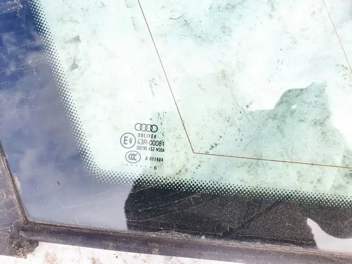 Audi A6 S6 C6 4F (2004 - 2008) Заднее боковое стекло — фото 2