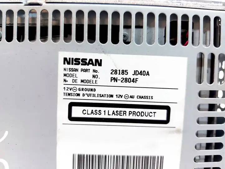 Nissan Qashqai (2006 - 2010) 28185JD40A Магнитола / мультимедийная система — фото 6