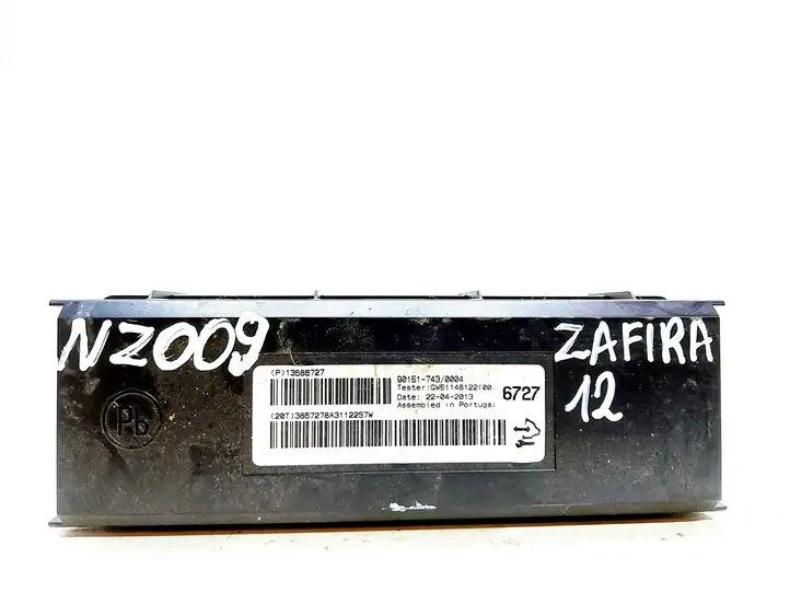 Opel Zafira B (2008 - 2014) 13586727 Модуль управления кондиционером — фото 1