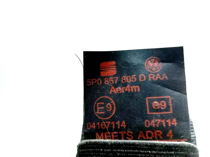 Seat Altea XL (2004 - 2015) 5P0857805 Задний ремень безопасности — фото 5