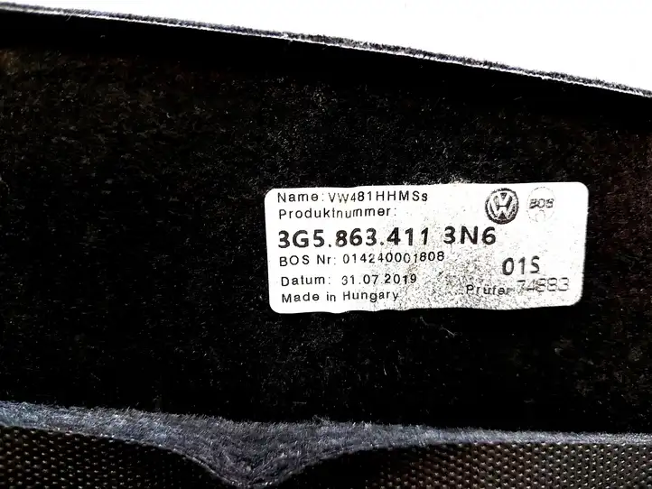 Volkswagen PASSAT B8 (2015 - ) 3G5863411 Электрическая шторка заднего стекла — фото 4