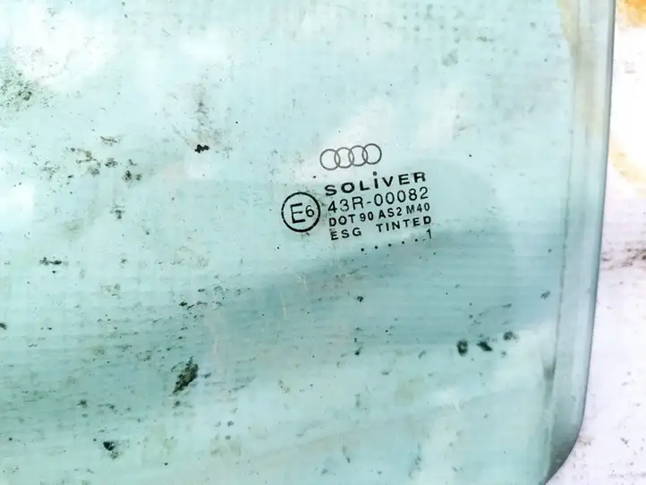 Audi A6 S6 C5 4B (1997 - 2001) Стекло передней двери — фото 3