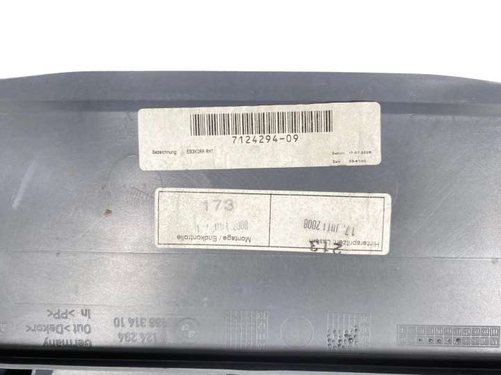 BMW 3 E92 E93 (2005 - 2014)  7124294 Нижний отделочный щит бока багажника