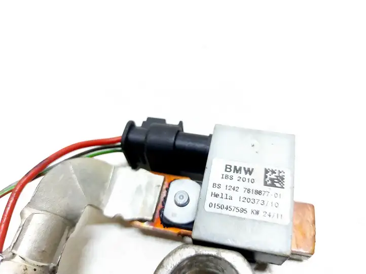 BMW X1 E84 (2009 - 2015) 7618677 Минусовой провод аккумулятора — фото 3