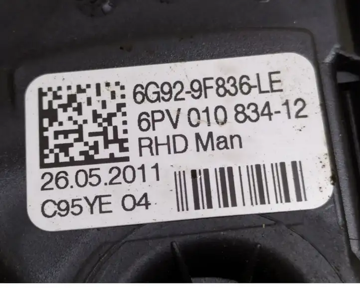 Ford S-MAX (2010 - 2015) 6G929F836LE Педаль акселератора — фото 5