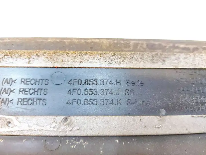 Audi A6 S6 C6 4F (2004 - 2008) 4F0853374 Внутренняя отделка переднего порога — фото 4