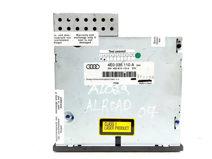 Audi A6 Allroad C6 (2006 - 2008) 4E0035110A CD/DVD чейнджер — фото 2