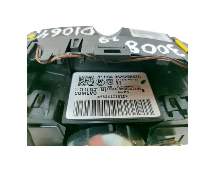 Peugeot 3008 II (2016 - 2023) 98262588ZD Контактное кольцо SRS — фото 6