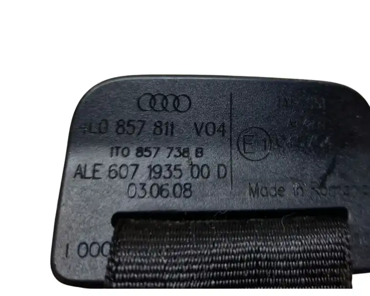 Audi Q7 4L (2005 - 2009) 1T0857738B Ремень безопасности 3-го ряда — фото 6