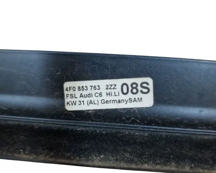 Audi A6 S6 C6 4F (2004 - 2008) 4F0853763 Накладка стекла задней двери — фото 7
