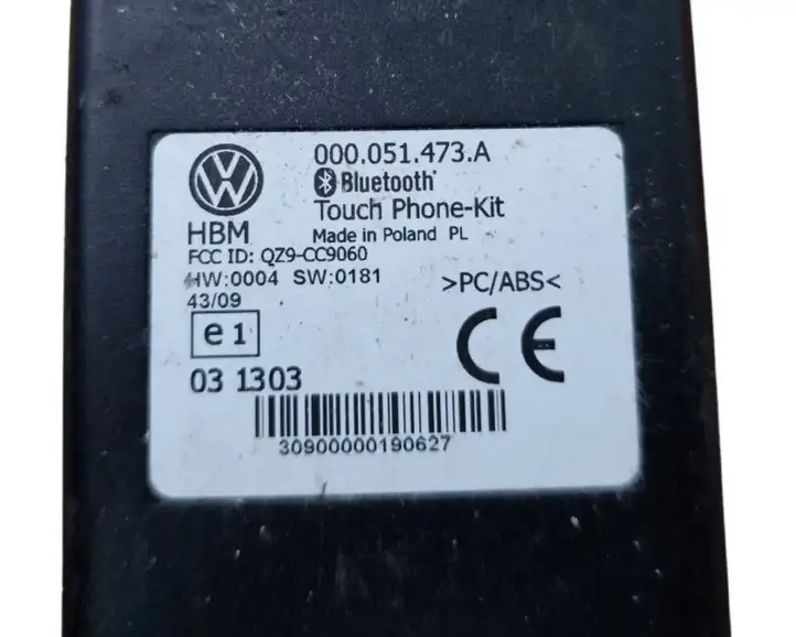 Volkswagen PASSAT B6 (2005 - 2010) 000051473A Bluetooth модуль — фото 3