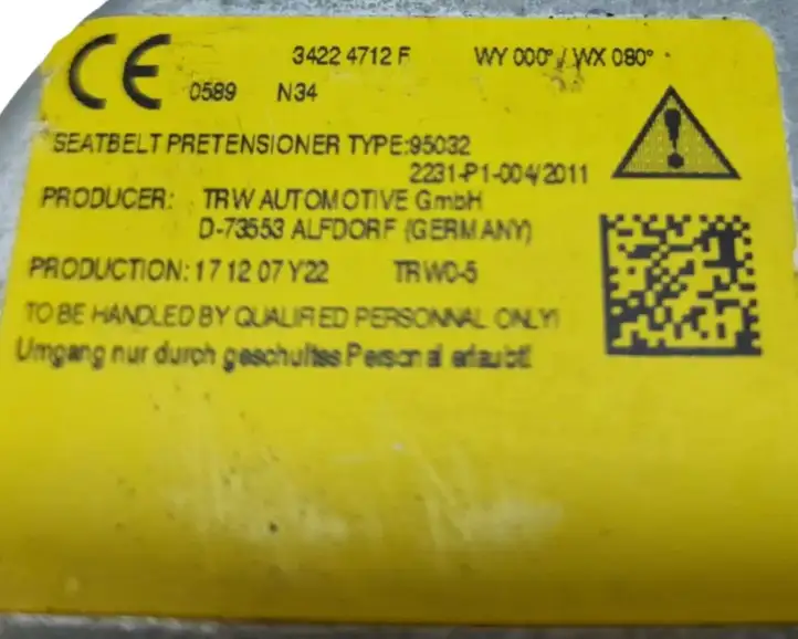 Volkswagen Arteon (2017 - ) 34224712F Задний ремень безопасности — фото 7