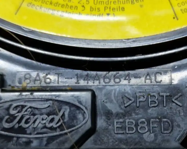 Ford Fiesta (2009 - 2012) 8A6T14A664AC Контактное кольцо SRS — фото 8