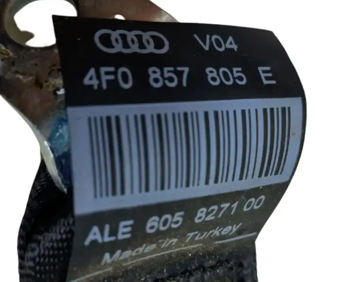 Audi A6 S6 C6 4F (2008 - 2011) 4F0857805E Задний ремень безопасности — фото 5
