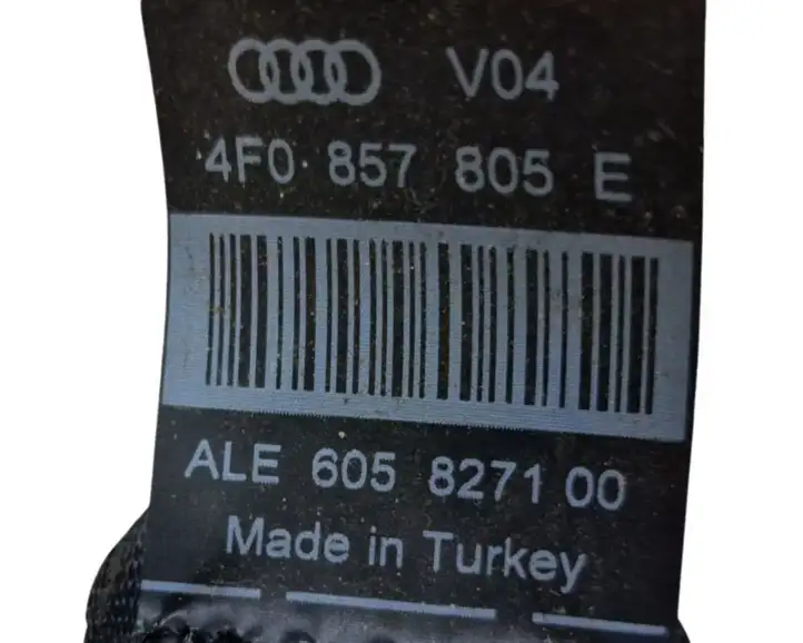 Audi A6 S6 C6 4F (2008 - 2011) 4F0857805E Задний ремень безопасности — фото 6