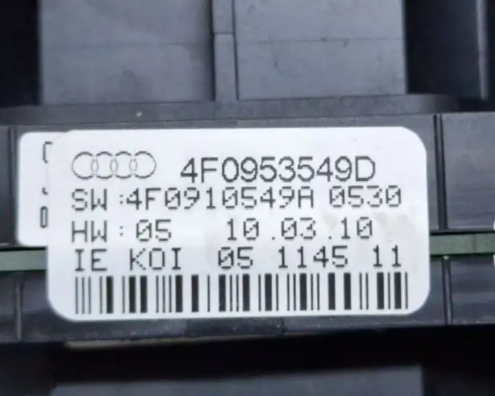 Audi A6 S6 C6 4F (2008 - 2011) 4E0953541A Контактное кольцо SRS — фото 10