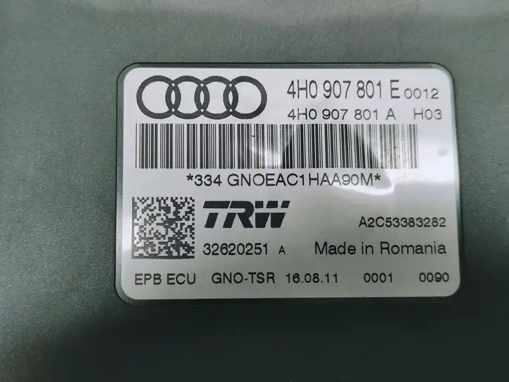 Audi A6 C7 (2011 - 2014) 4H0907801E Блок управления стояночным тормозом — фото 4