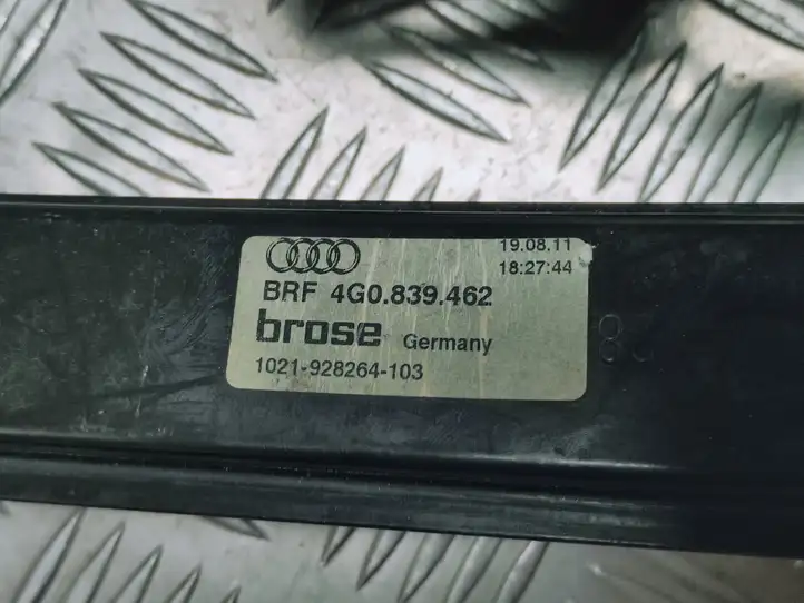 Audi A6 C7 (2011 - 2014) 4G0839462 Стеклоподъемник задней двери без мотора — фото 4