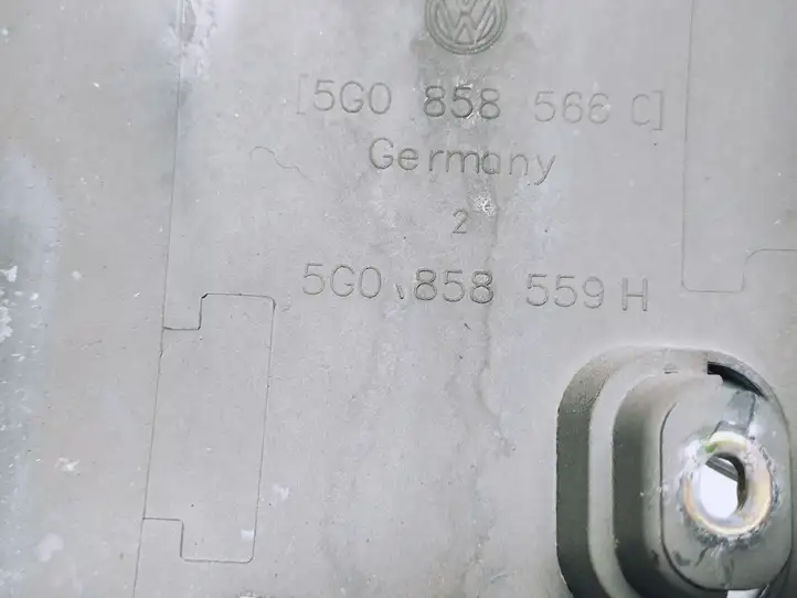 Volkswagen Golf VII (2013 - 2019) 5G0858566C Обшивка рулевой колонки — фото 2