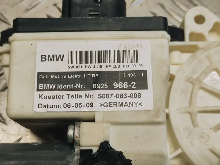 BMW X3 E83 (2003 - 2010) 69259662 Стеклоподъемник задней двери — фото 2