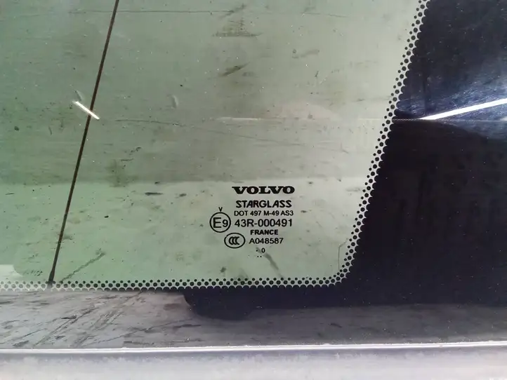 Volvo XC90 (2006 - 2014) 43R000491 Заднее боковое стекло — фото 3