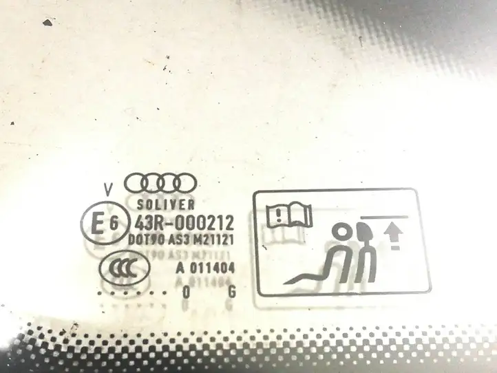 Audi A8 S8 D4 4H (2010 - 2014) 4H0845299 Заднее боковое стекло — фото 4