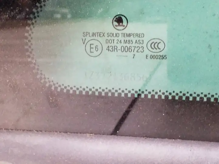 Skoda Octavia Mk2 (1Z) (2004 - 2013) 43R006723 Заднее боковое стекло — фото 2
