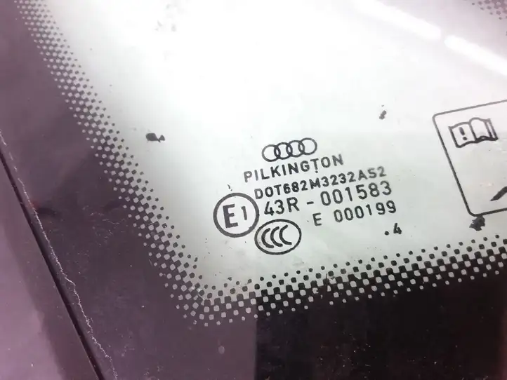 Audi A1 (2010 - 2014) 8X4845299B Заднее боковое стекло — фото 3