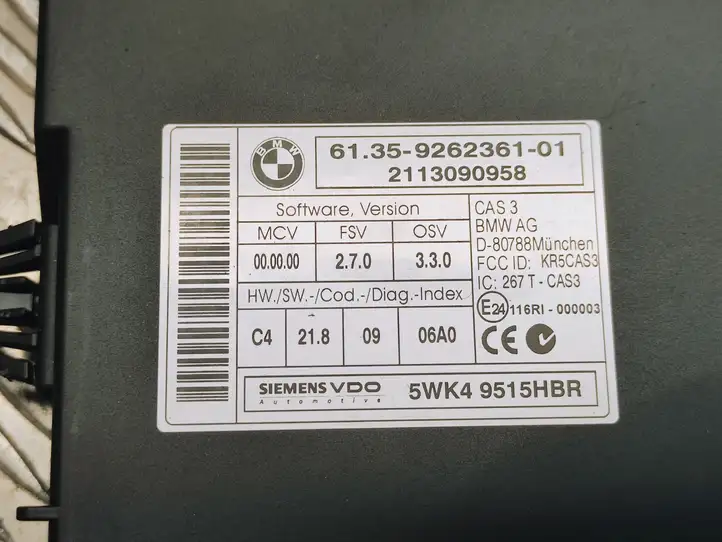 BMW 3 E90 E91 (2005 - 2012) 9262361 Модуль комфорта — фото 2