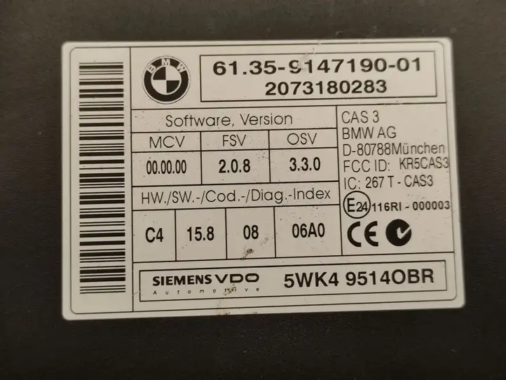 BMW X5 E70 (2006 - 2013) 61359147190 Модуль комфорта — фото 2