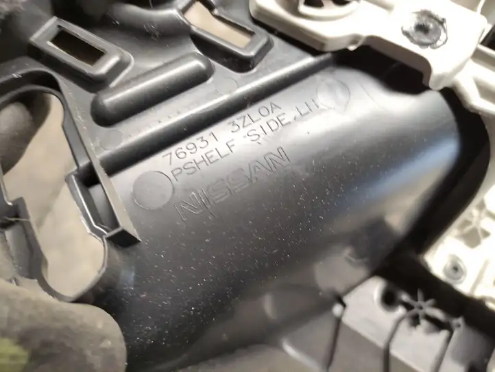 Nissan Pulsar (2014 - 2018) 769353ZL0A Верхняя обшивка стойки D — фото 3