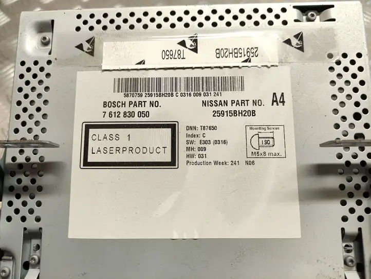 Nissan Juke I F15 (2010 - 2018) 25915BH20B Магнитола / мультимедийная система — фото 5